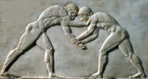 Two Ancient Greek Wrestlers